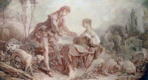 Sjælesorg ved buret af François Boucher